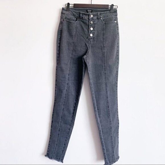 Du Jour Women Medium Gray High Rise Pocket Jeggings, size 6 - Picture 4 of 15